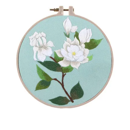 Hand embroidery - Gardenia