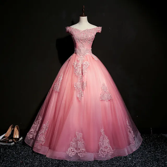 Evening dress wedding dress Pink - Shop at LoveMi