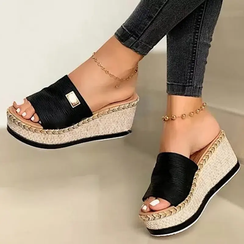 Platform Sandals Wedge Heels Fashion