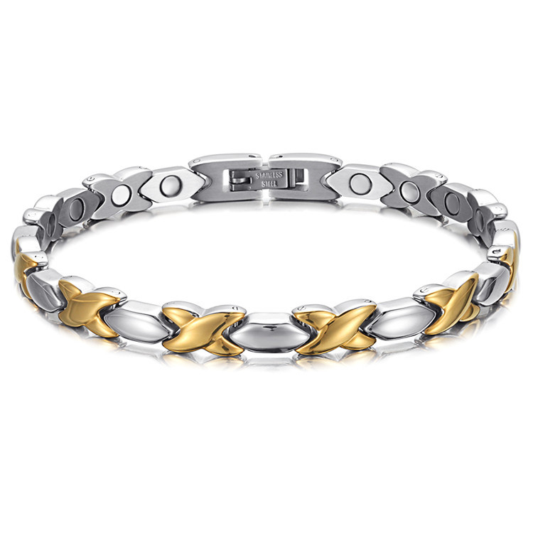 Stainless steel female magnetic bracelet