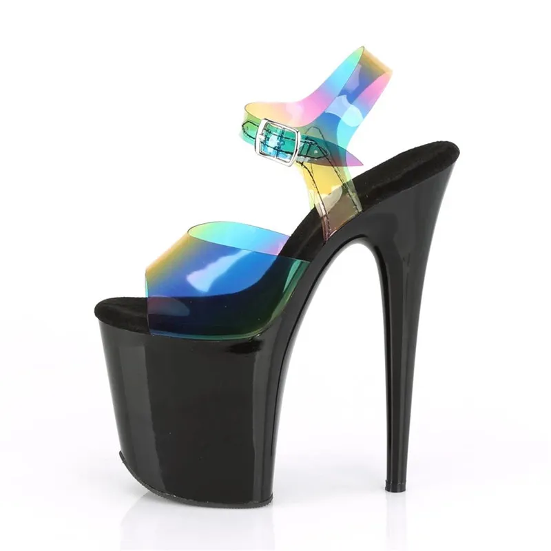 20cm rainbow effect upper - Black