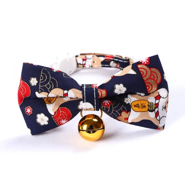Shiba Inu Adjustable Pet Bow Tie Blue A - Shop at LoveMi