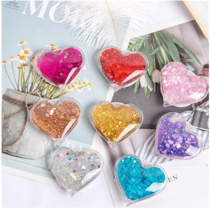 Creative full diamond small love mobile phone