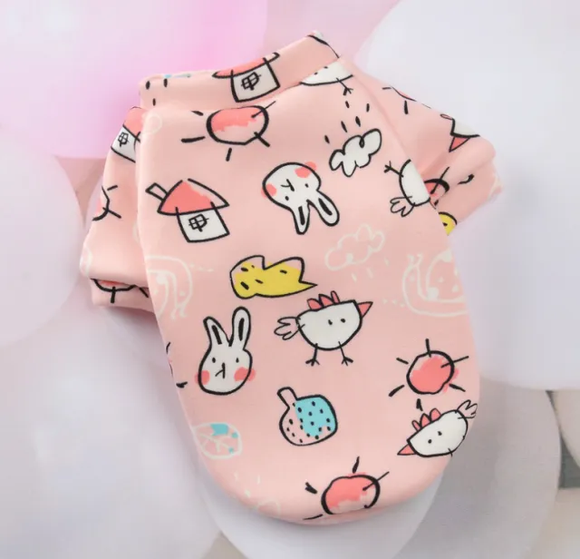 Young autumn and winter small dog pet clothes Pink Chick - Shop at LoveMi