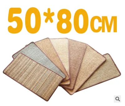 Sisal pad cat scratch pad wear-resistant sofa anti-scratch pad - 50X80Cm