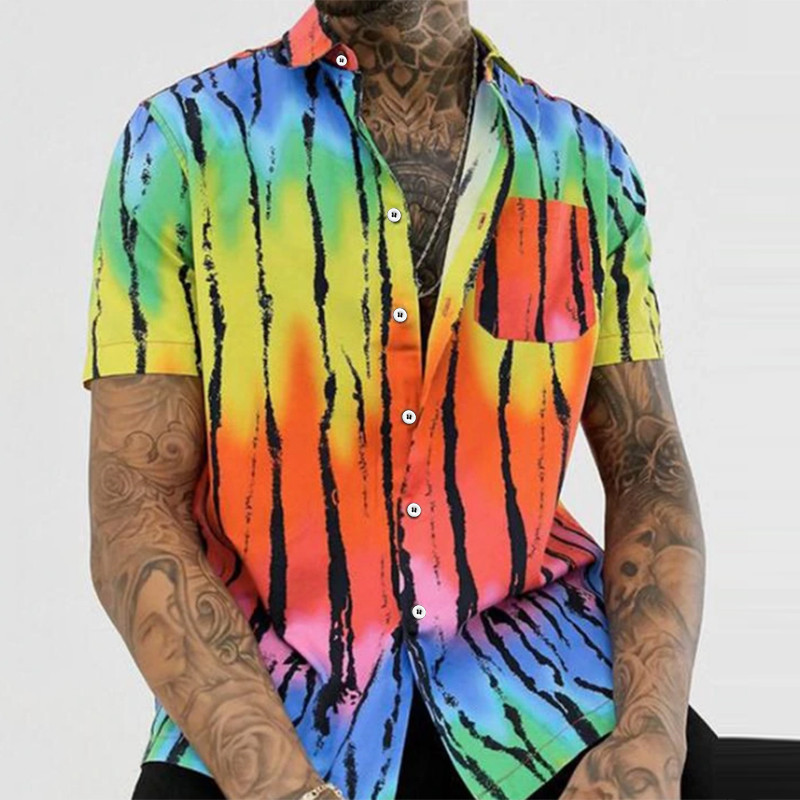 Chiffon striped shirt boys