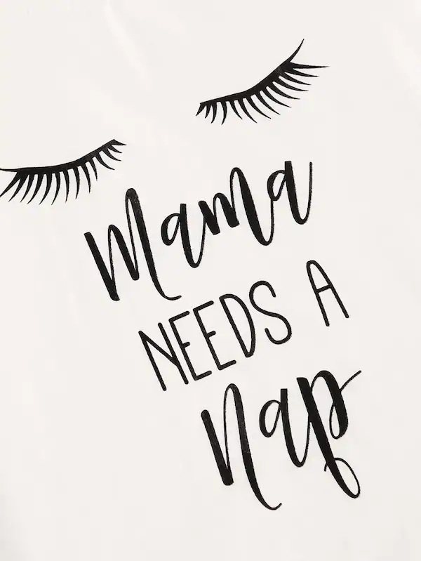 Student loose printed T-shirt