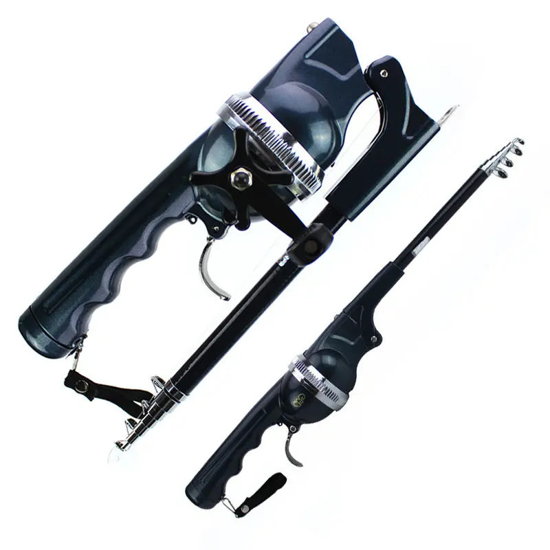 Foldable Fishing Rod Portable Pocket Throwing Rod