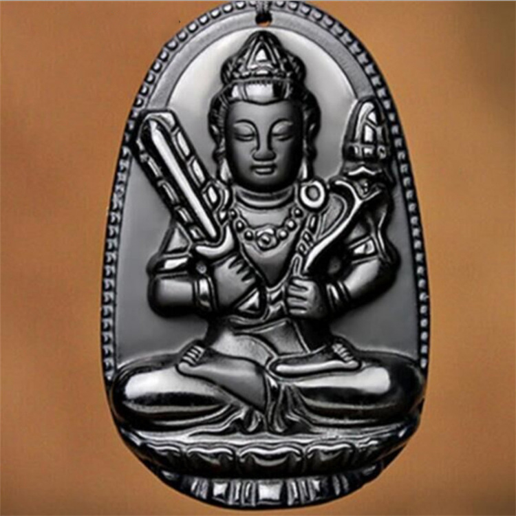 Title 4, Obsidian Buddha Pendant