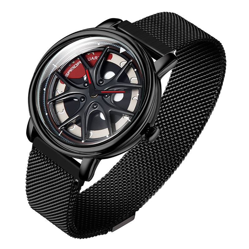 Simple hollow men's watch