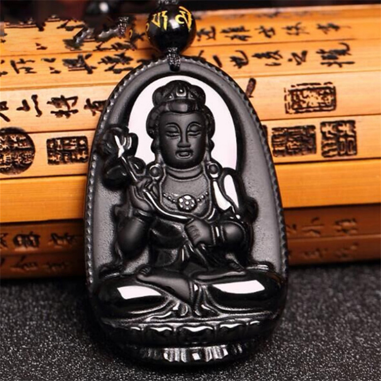 Title 6, Obsidian Buddha Pendant