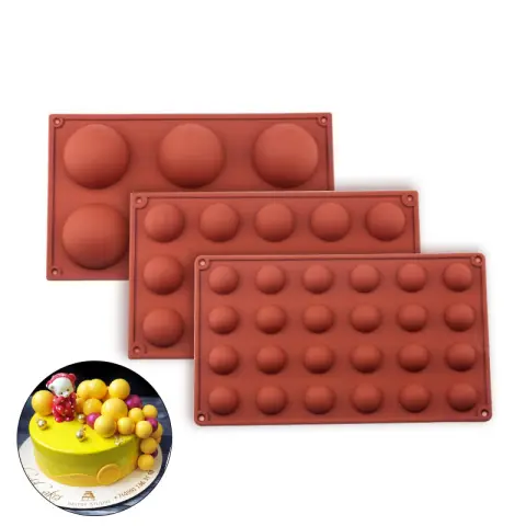 Hemispherical Chocolate Silicone Mold