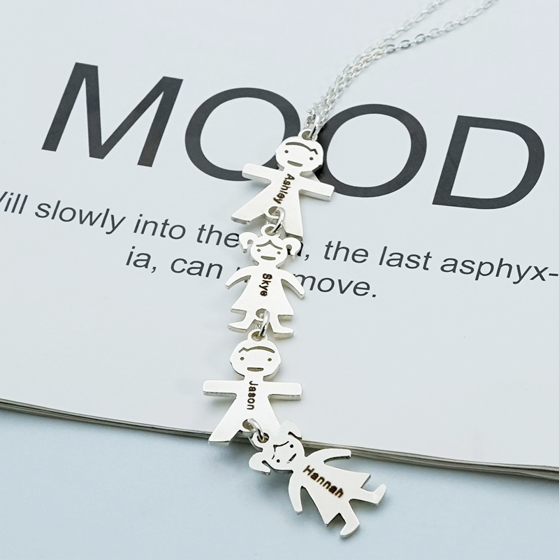 Ladies titanium steel necklace