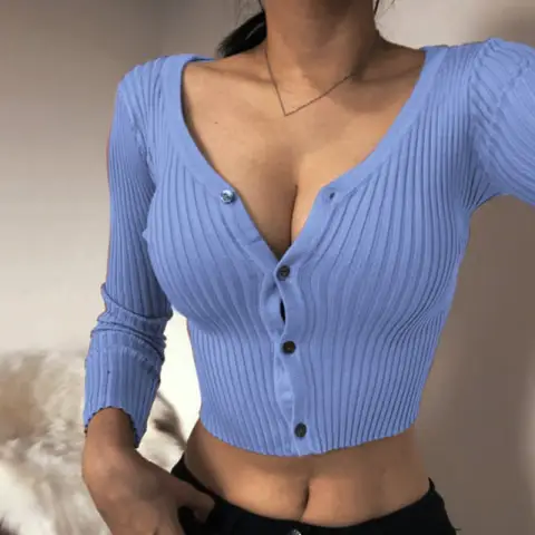 Sweater Cardigan Women Slim Sweaters