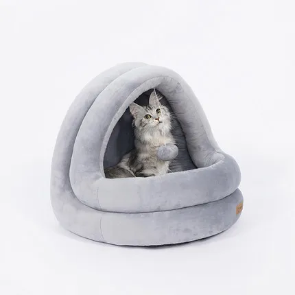 Cat House Beds Kittens Pet Sofa Mats Grey - Shop at LoveMi