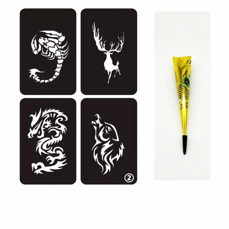 Tattoo template tattoo cream - Black