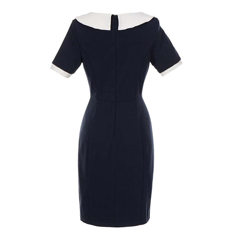 Slim straight tube dress