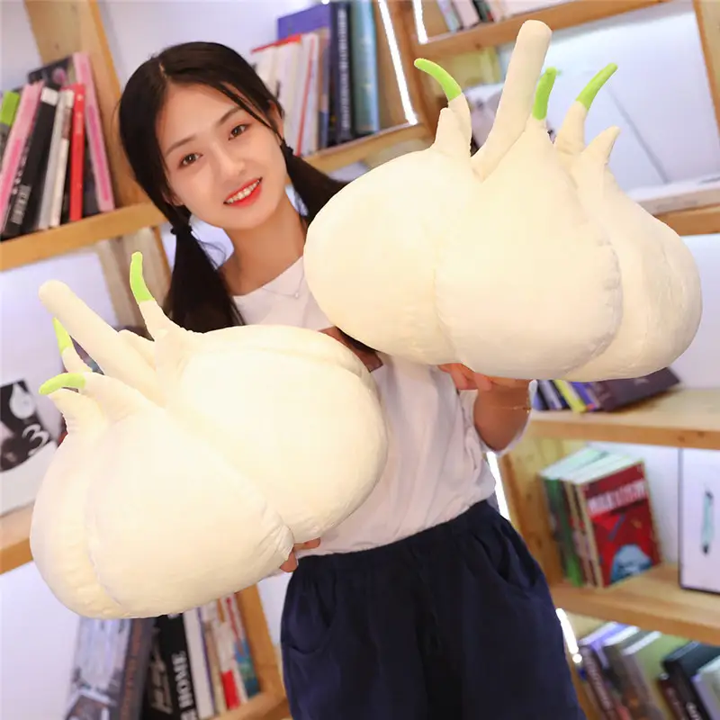 Simulation garlic head plush toy