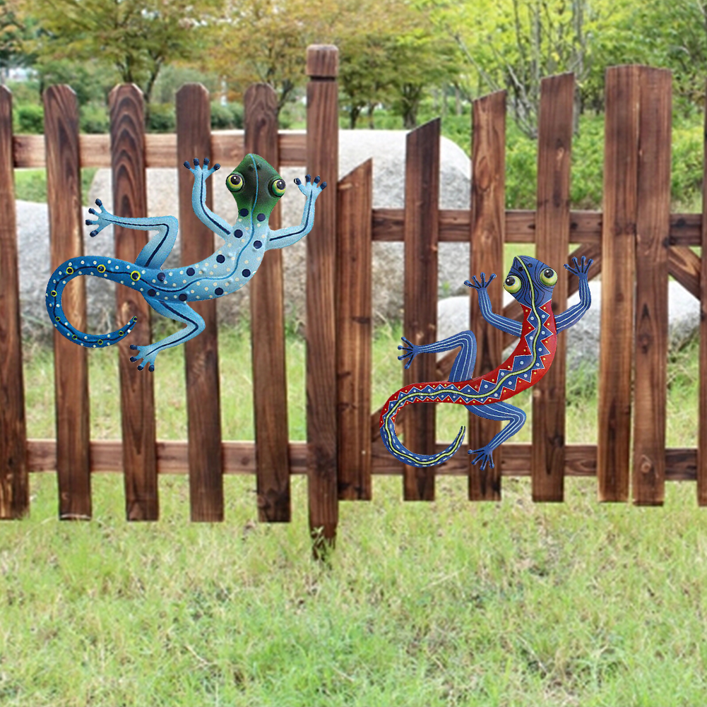 Iron Gecko Home Wall Hanging, picture 3 of 4