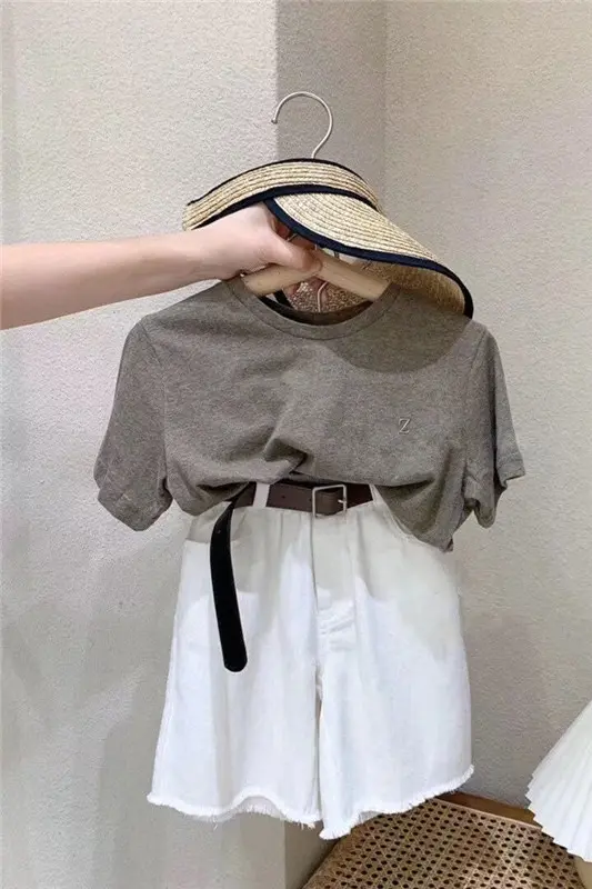 Girls' short-sleeved T-shirt