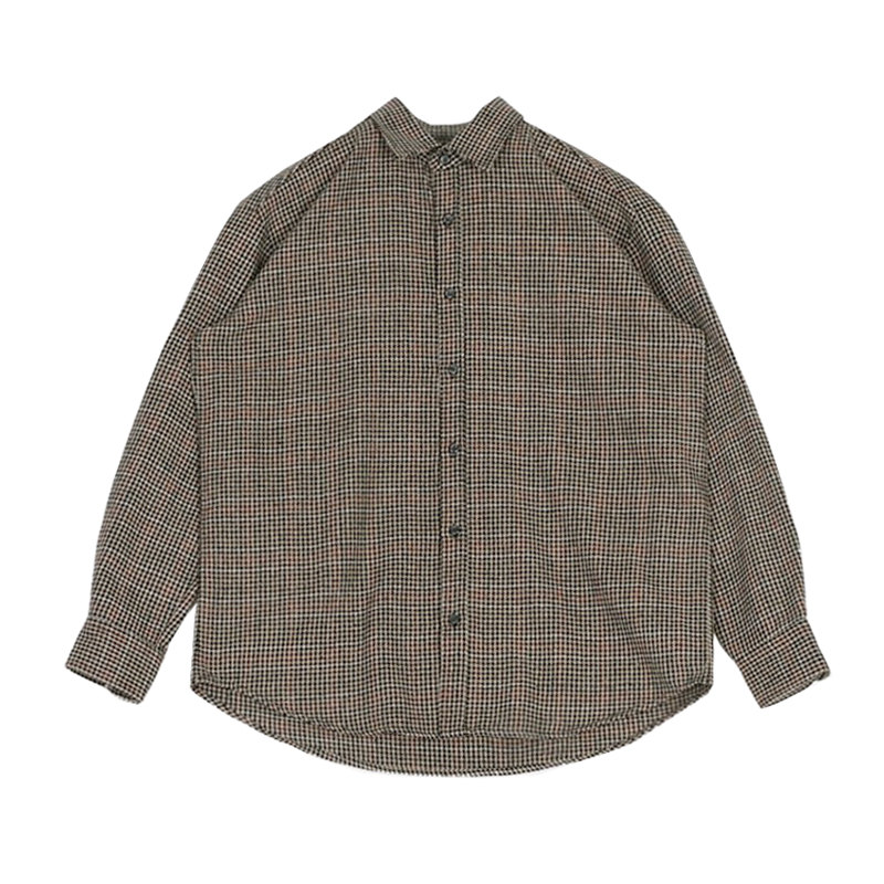 Men's long sleeve plaid shirt