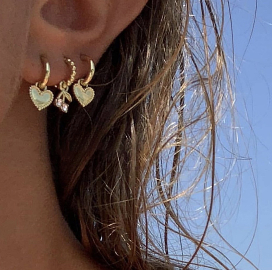 Cherry love combination Earrings