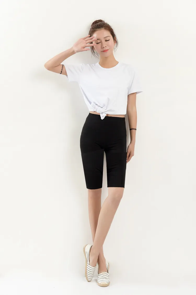 5 points Plus Size leggings insurance pants - Navy Blue
