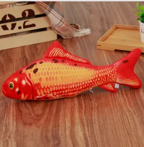 Electric cat simulation jump fish usb charging jump fish cat toy Lucky Charm - Shop at LoveMi