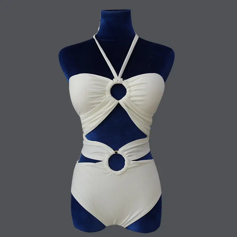 Cross halter strap bikini