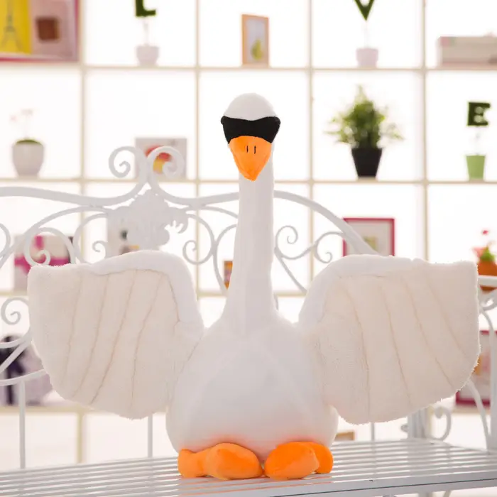 White swan plush toy