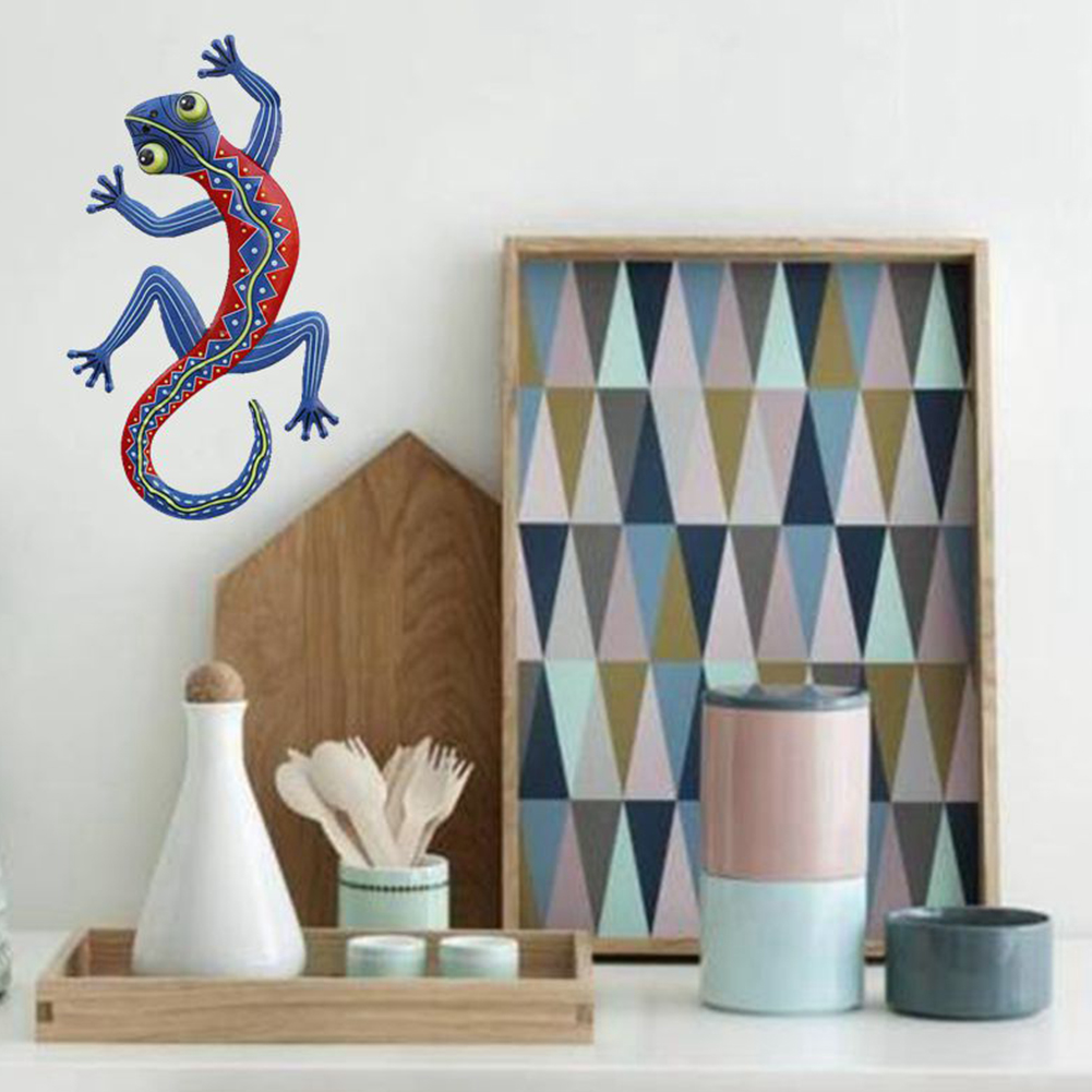 Iron Gecko Home Wall Hanging, picture 2 of 4