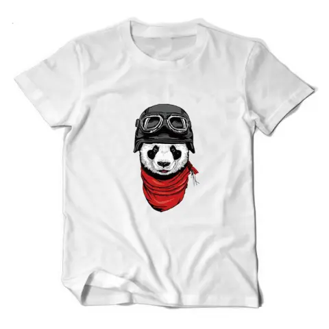 Panda Printed Short Sleeve