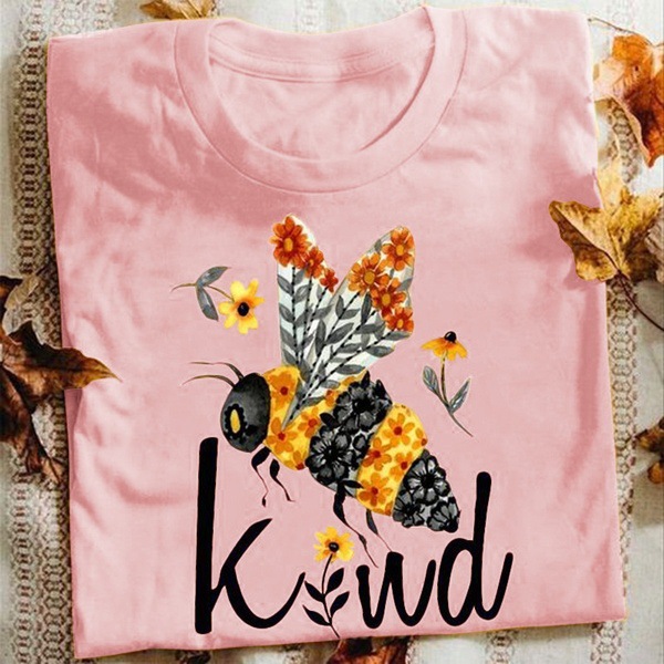 Fun bee kind short-sleeved T-shirt