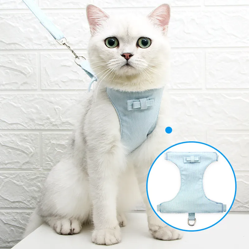 Japanese style and wind cat's traction rope - Blue