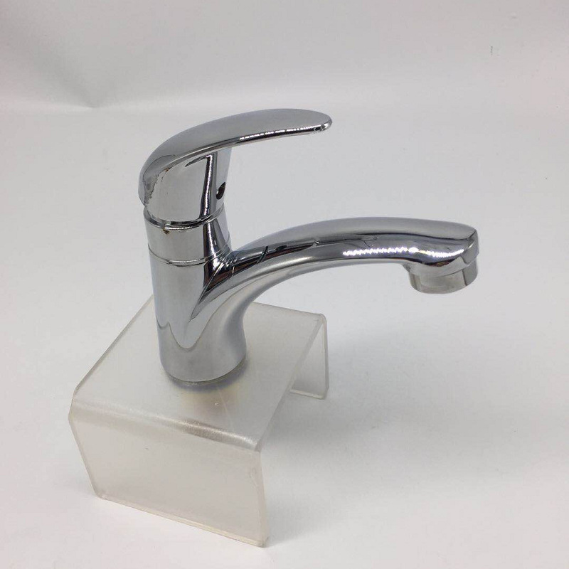 Single cold single handle basin faucet