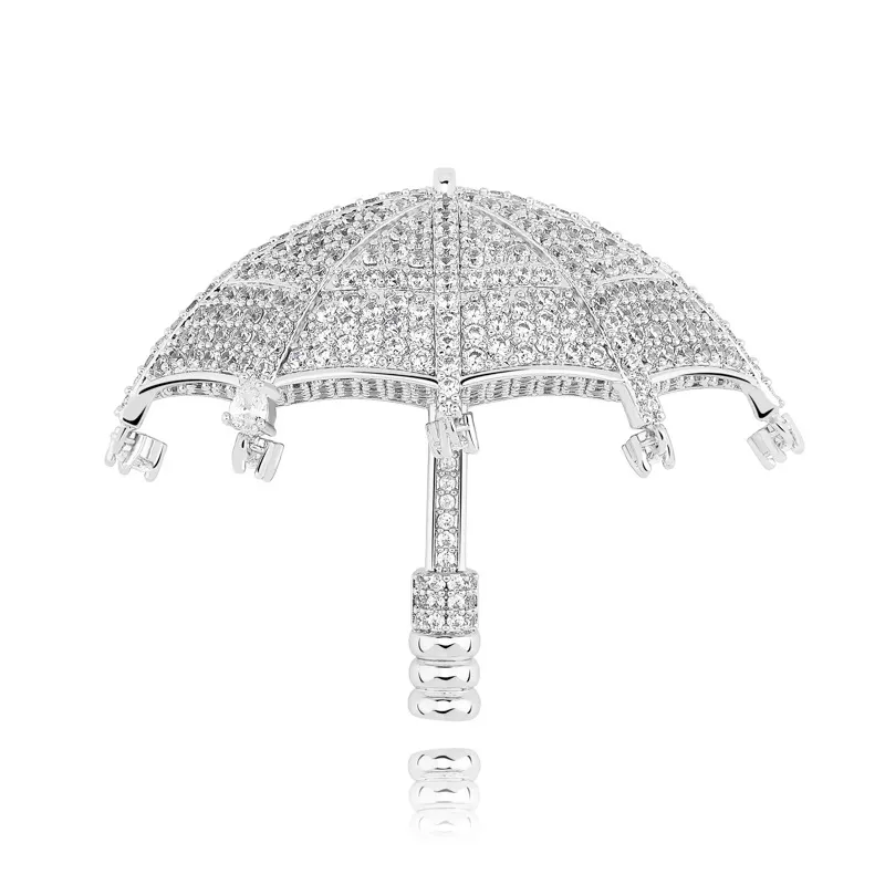 Hip-hop umbrella pendant - Silver