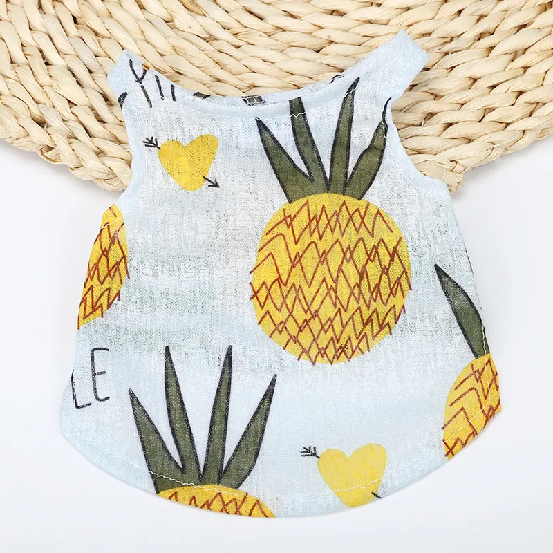 Pet supplies vest shirt - Pineapple
