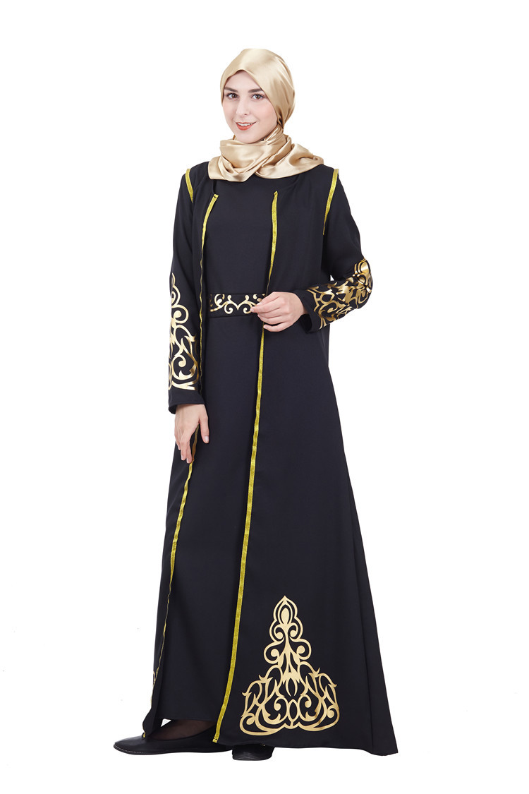 Two-piece bronzing dress