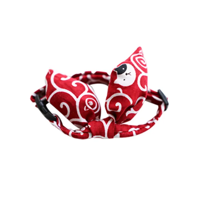 Handmade cat puppy bow tie Red - Shop at LoveMi