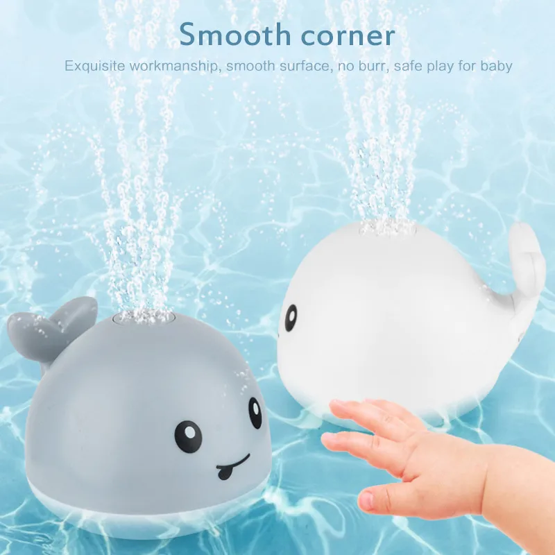 Electric Small Whale Induction Water Spray Lamp