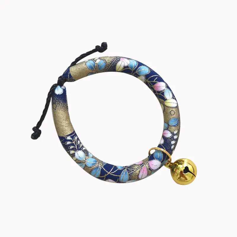 Japanese style pet cat and dog collar necklace