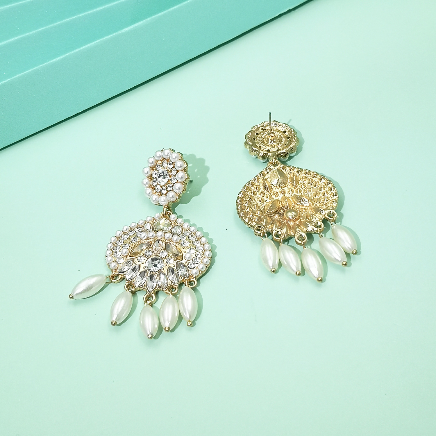 Full Pearl Earrings Fashion Pearl Pendant