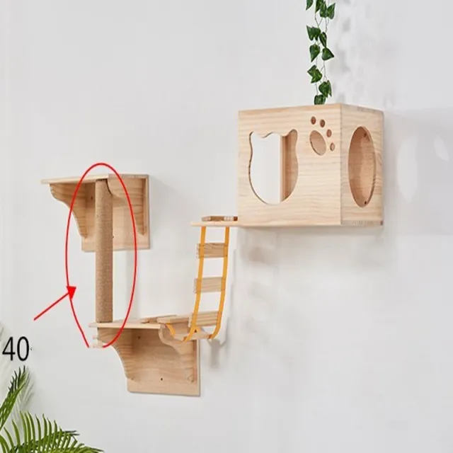 Assembling the luxury cat climbing frame Pillar - Shop at LoveMi