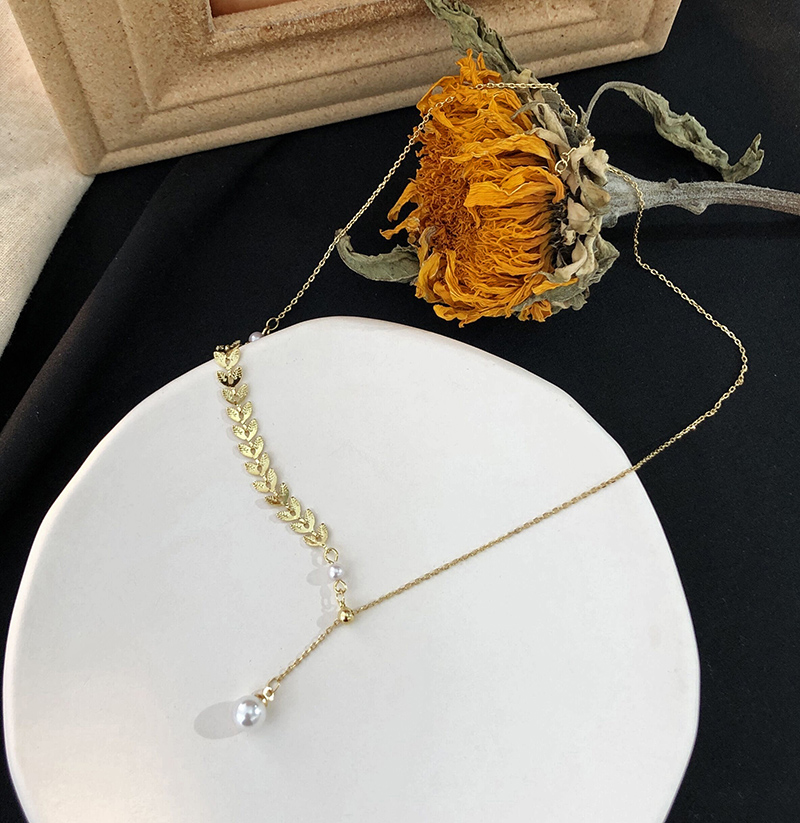 Retro minimalist clavicle chain