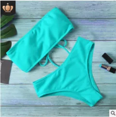 Bikini ladies swimwear - Green - View 1