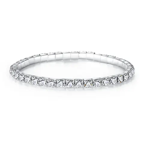Japanese and Korean Elastic Rhinestone Bracelet Hand Row