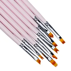 Nail Brush Tool - Pink - View 1