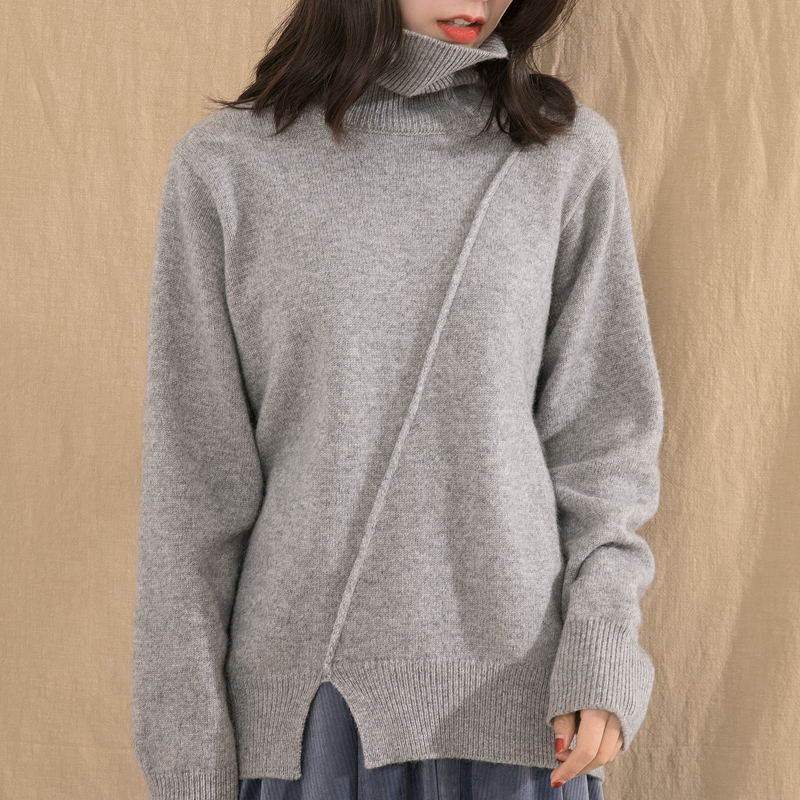 Autumn and winter turtleneck sweater
