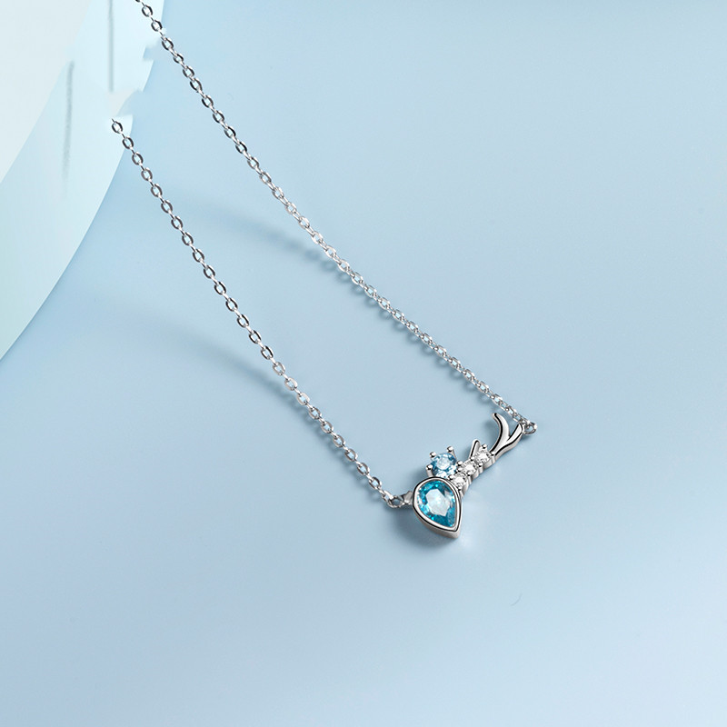 Forest deer Necklace girl