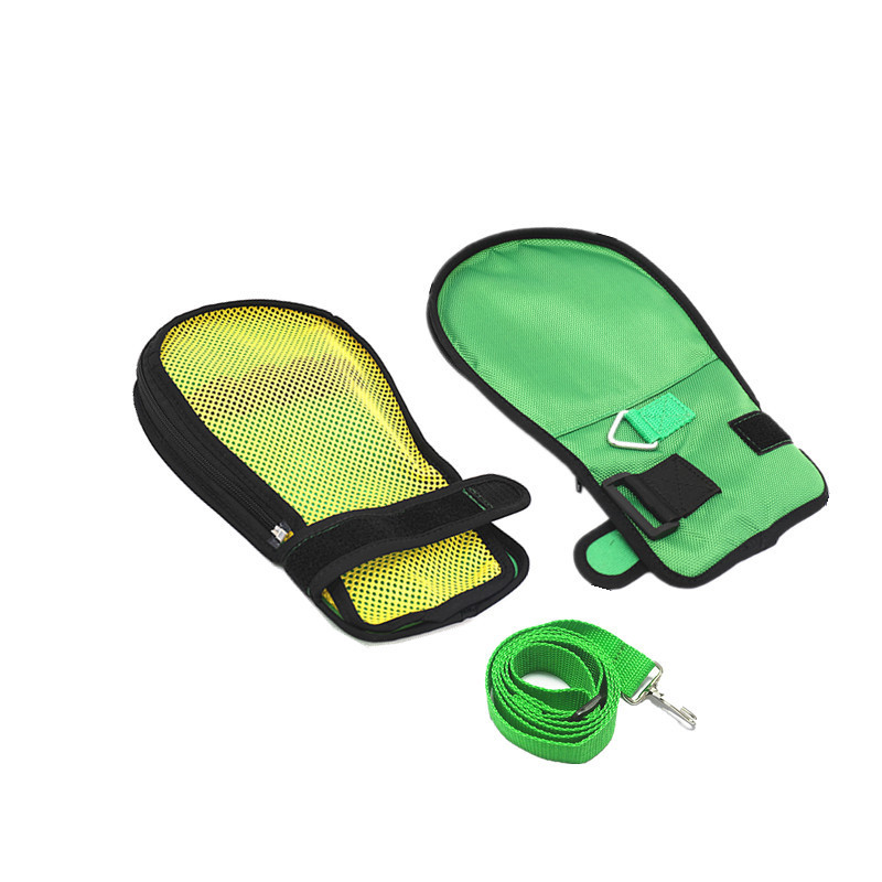 Detachable finger restraint gloves